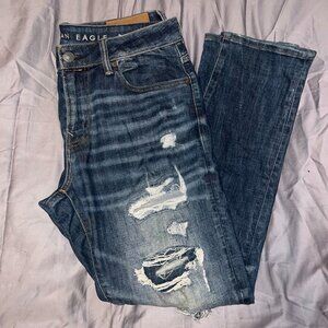 American Eagle Airflex+ Temp Tech distressed Athletic Skinny Jean. Size 32x30